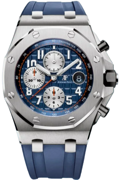 Audemars Piguet Royal Oak Offshore Chronograph (Pre owned) Stainless Steel 42mm Blue Navy Dial 26470ST.OO.A027CA.01