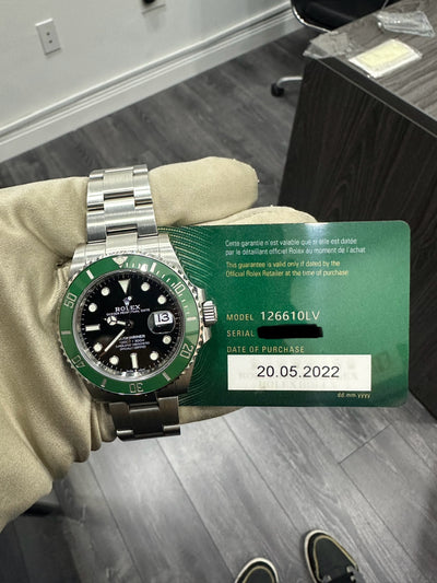 Rolex Submariner Starbucks 41mm, 126610LV PREOWNED FULL SET 2022