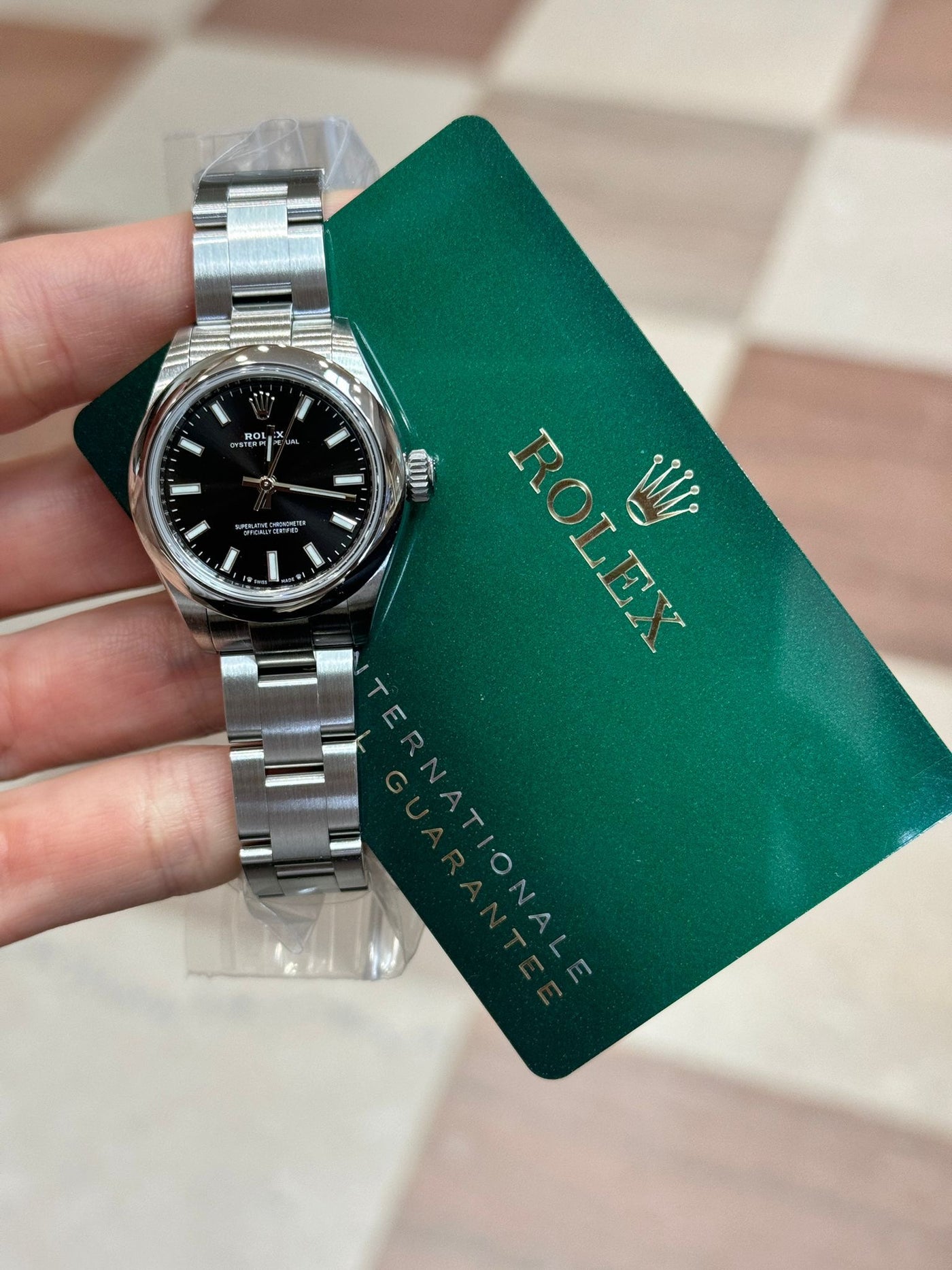 Rolex Oyster Perpetual 28mm 276200 Black Dial