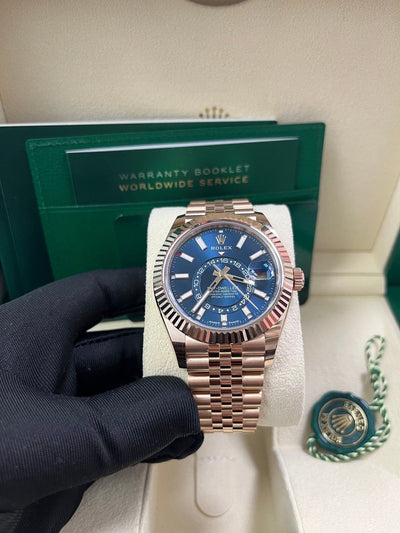 Rolex Sky-Dweller Blue Dial Jubilee Band 336935