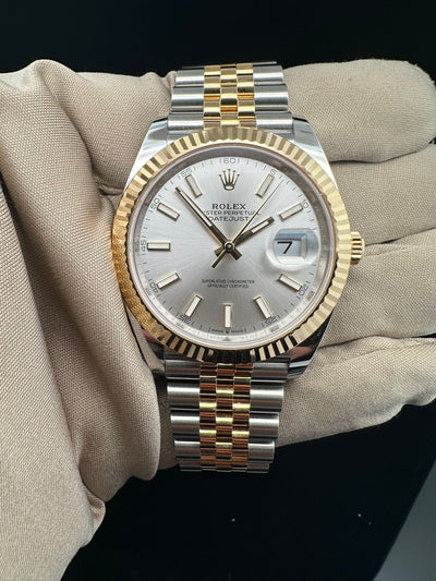 Rolex Datejust 41 Oystersteel and yellw gold - m126333-0002