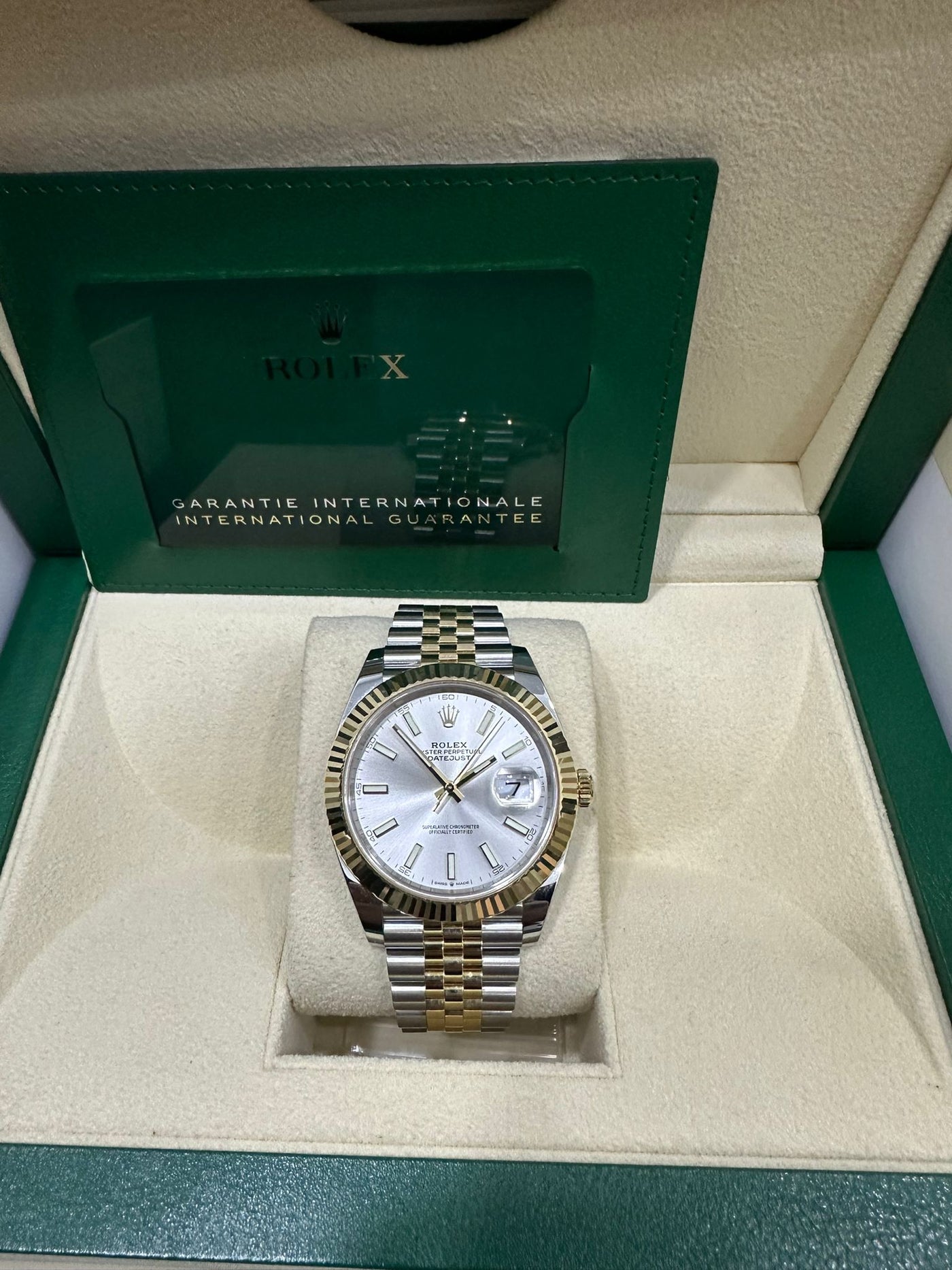 Rolex Datejust 41 Oystersteel and yellw gold - m126333-0002