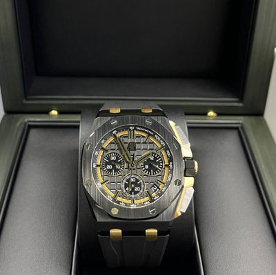 Audemars Piguet Royal Oak Offshore Selfwinding Chronograph, Black Dial, Black Ceramic Case and Bezel, 26420CE.OO.A127CR.01