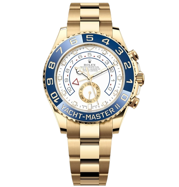 Rolex Yellow Gold Yacht-Master II 44 Watch - White Dial - 116688