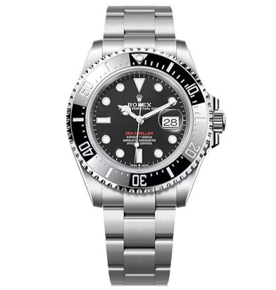 Rolex Sea-Dweller Red Sea, Oyster bracelet, 43mm, Oystersteel, Black Dial, Cerachrom bezel insert in Black ceramic, 126600