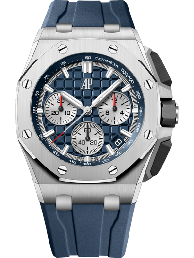 Audemars Piguet Royal Oak Offshore Selfwinding Chronograph, Blue Dial, Titanium, 26420TI.OO.A027CA.01