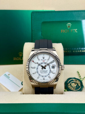 Rolex Sky-Dweller 336239 White Gold Oysterflex White Dial