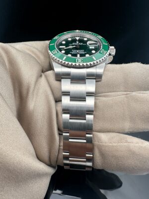 Rolex Submariner Hulk Green Dial Steel 116610v Pre-owned - Image 6