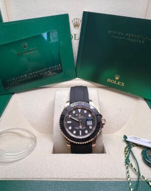 Rolex Yacht-Master 40, Oyster, 40mm, everose gold, Black Dial ref. 126655 - Image 4