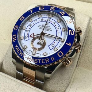 Rolex Steel Yacht-Master II 44 Watch - White Dial - 116681 new - Image 3