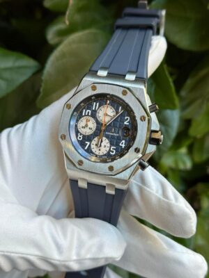 Audemars Piguet Royal Oak Offshore Chronograph (Pre owned) Stainless Steel 42mm Blue Navy Dial 26470ST.OO.A027CA.01 - Image 2