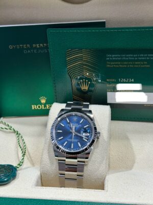 Rolex Datejust 36, Oyster Bracelet, 36mm, (NEW) oystersteel and white gold, reference 126234 - Image 2