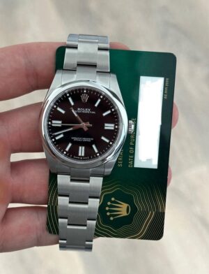 Rolex Oyster perpetual 41, Oystersteel, Black Dial, 124300 - Image 2