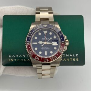 Rolex GMT II, Oyster (PEPSI), 40mm, White Gold, Midnight blue Dial, 126719BLRO - Image 2