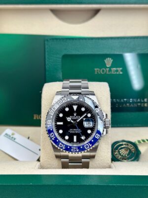 Rolex GMT II, Oyster (BATMAN), 40mm, Oystersteel, Black Dial, ref. 126710BLNR - Image 2