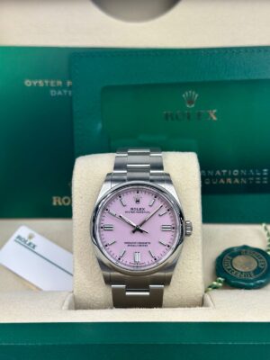 Rolex Oyster Perpetual 36, Oyster, 36mm, Pink Dial, Oystersteel, ref. 126000 - Image 2