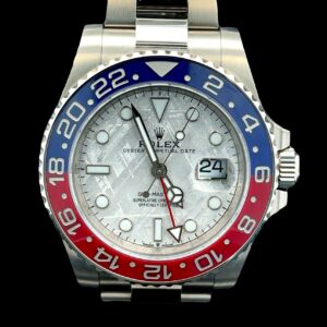 Rolex GMT II, 18kt white gold, 40mm, Meteorite Dial, m126719blro-0002 - Image 2