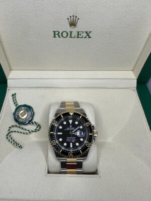 Rolex Sea-Dweller, Two Tone, Oyster bracelet, 43mm, Oystersteel and yellow gold, Black Dial, Cerachrom bezel insert in Black ceramic, 126603 - Image 3