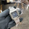 Cartier Santos, Medium, 35.1 mm, graduated blue dial, Steel bracelet, WSSA0063 - Image 2