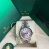 Rolex Datejust 31, Oyster, 31 mm, Oystersteel and White gold, Pink with diamonds Roman Dial, Jubilee Bracelet ref. 278274 - Image 2