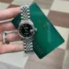 Rolex Datejust 31, Oyster, 31 mm, Oystersteel and White gold, Bright Black Roman Dial, Jubilee Bracelet ref. 278274 - Image 2