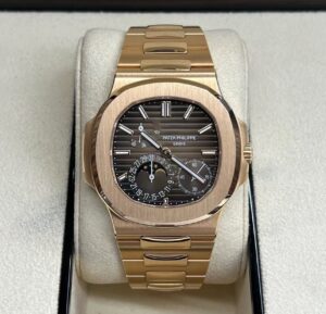 Patek Philippe Nautilus (Brand New),Self-Winding, 40 mm, Rose Gold, Sunburst brown Dial, Sapphire crystal case back, Rose Gold Bracelet, referencia 5712/1R - Image 2