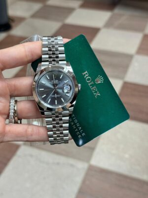 Rolex Datejust 41, Oyster, 41 mm, Oystersteel, Slate Dial, Jubilee Bracelet, 126300 - Image 2