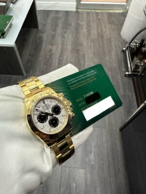 Rolex Daytona 40, Oyster bracelet, 40 mm, Yellow gold, Meteorite Dial, 116508 - Image 2