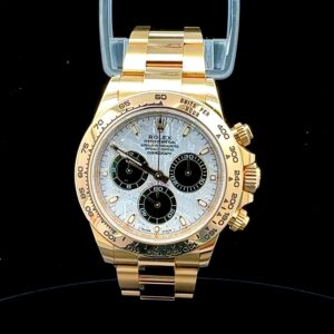 Rolex Daytona 40, Oyster bracelet, 40 mm, Yellow gold, Meteorite Dial, 116508 - Image 4