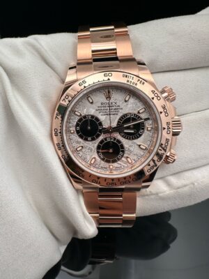 Rolex Daytona 40, Oyster bracelet, 40 mm, Rose gold, Meteorite Dial, 116505 - Image 3