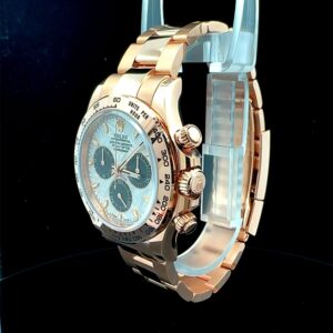 Rolex Daytona 40, Oyster bracelet, 40 mm, Rose gold, Meteorite Dial, 116505 - Image 6