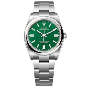 Rolex Perpetual 36, Oyster Bracelet, Green Dial, 36 mm, Oystersteel, 126000