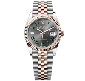 Rolex datejust 36 (Wimbledon), Oyster, 36 mm, Oystersteel and everose gold ref. 126231