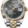 Rolex  Datejust 36, Oyster, 36 mm, Oystersteel and yellow gold,  slate dial, jubilee bracelet, 126233