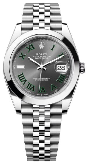 Rolex Datejust 41, Oyster, 41 mm, Oystersteel, Slate Roman Dial, Jubilee Bracelet, 126300