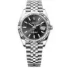 Rolex Datejust 41, Oyster, 41 mm, Oystersteel and White Gold, Black Index dial, Jubilee bracelet, 126334