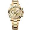 Rolex Cosmograph daytona, Oyster, 40mm, Yellow gold, Golden dial, oyster bracelet, 18kt Yellow Gold bezel, 126508