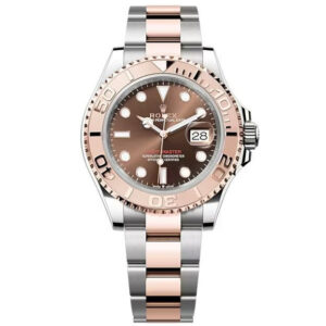 Rolex Yacht-Master 40, Two Tone, Oyster bracelet, 40mm, Oystersteel and everose gold, Chocolate Dial, Everose gold bidirectional bezel, ref 126621