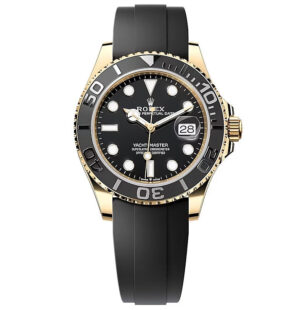 Rolex Yacht-Master 42, Oyster, 42 mm, Yellow Gold, Black dial, Oysterflex bracelet, 226658