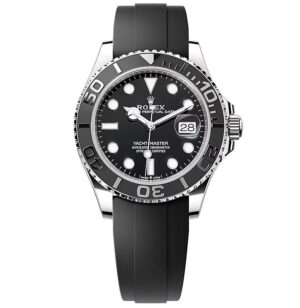 Rolex Yacht-Master 42, Oyster, 42 mm, White Gold, Black dial, Oysterflex bracelet, 226659