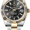 Rolex  sky-Dweller, Oyster, 42 mm, Oystersteel and Yellow gold,  Bright black dial, oyster bracelet, 336933
