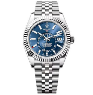 Rolex Sky-Dweller, Oyster, 42mm, Blue dial jubilee bracelet, oystersteel and white gold, 336934